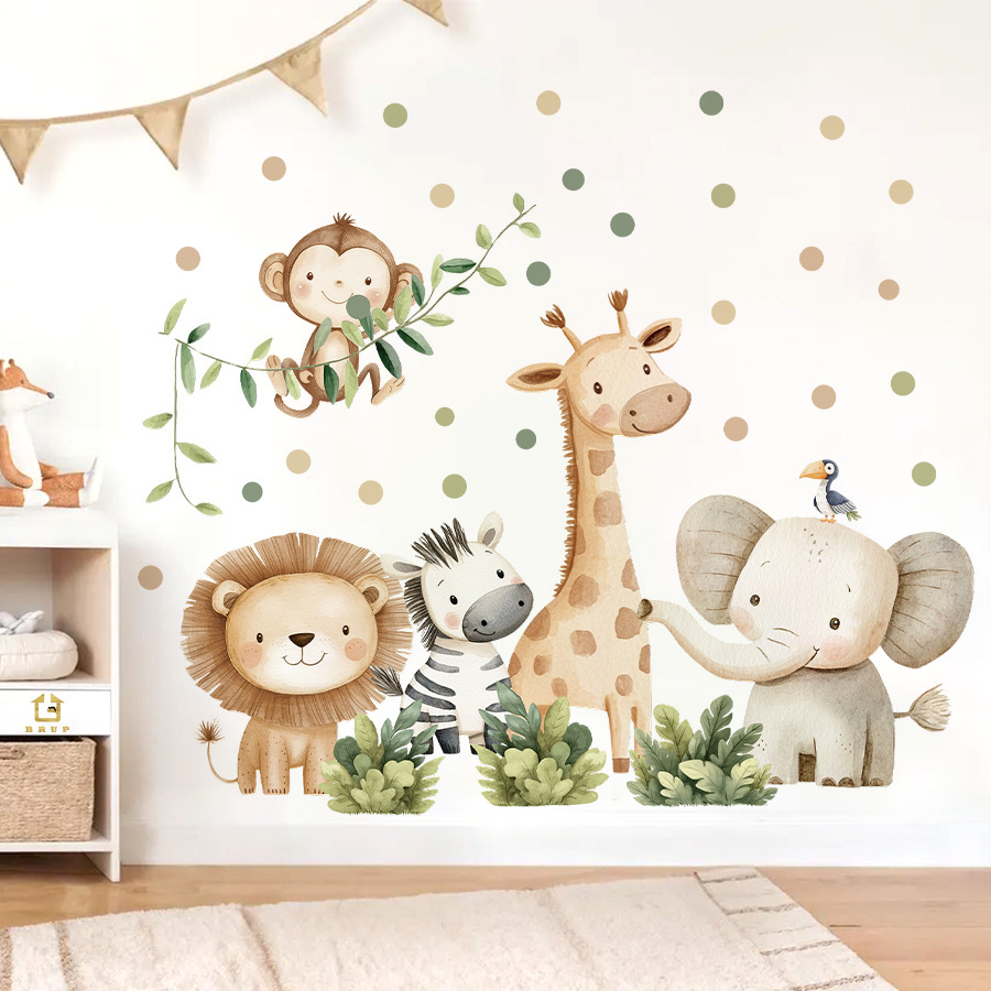 Baby Nursery Furniture - Pegatinas de pared de animales del