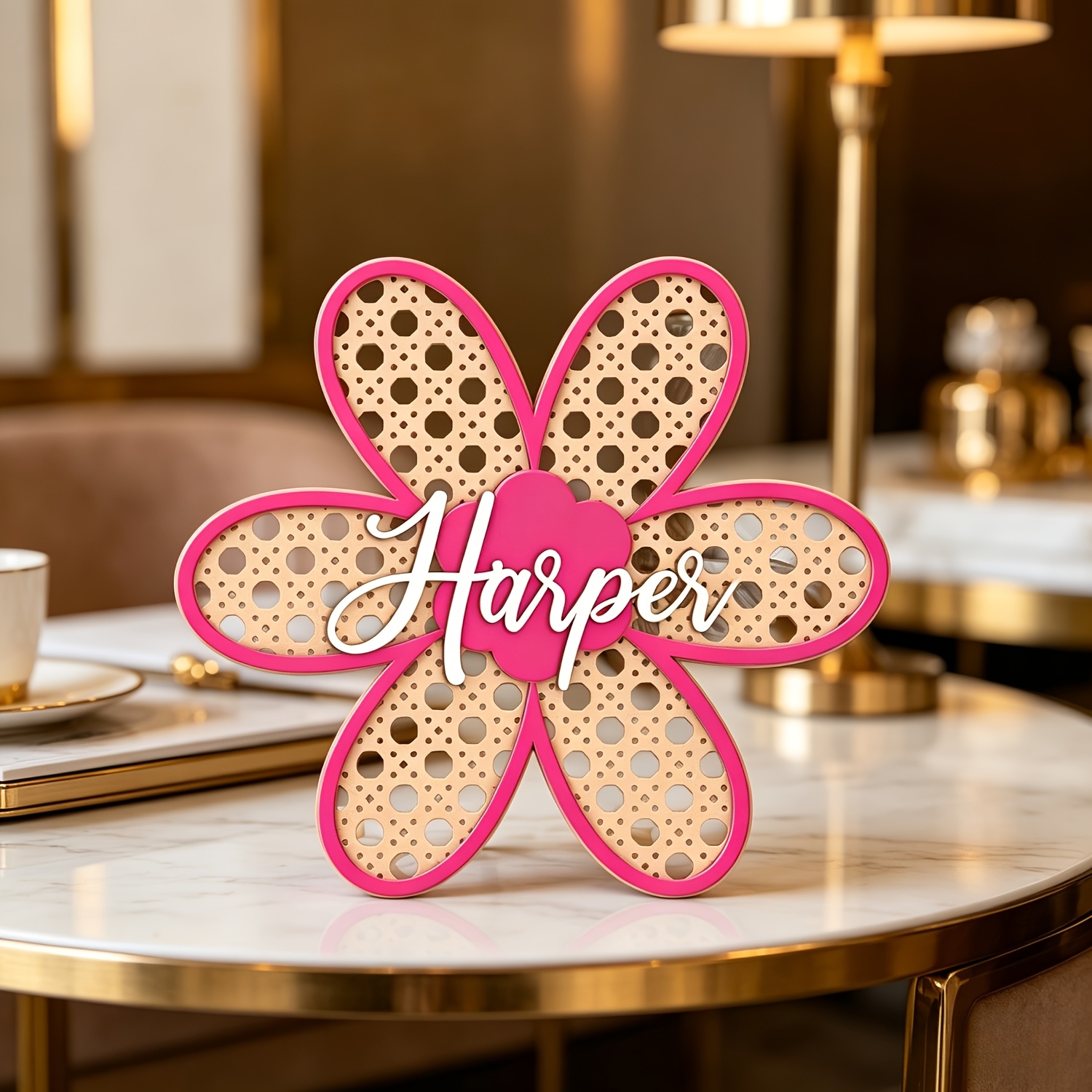 Baby Nursery Name Sign - Letrero Personalizado con Nombre de Flor