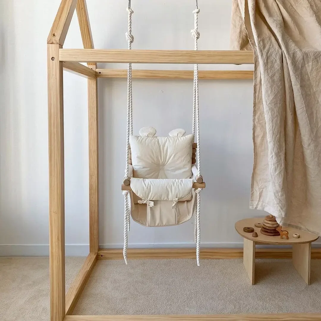 Baby Nursery Basket - Columpio colgante de interior para bebé,