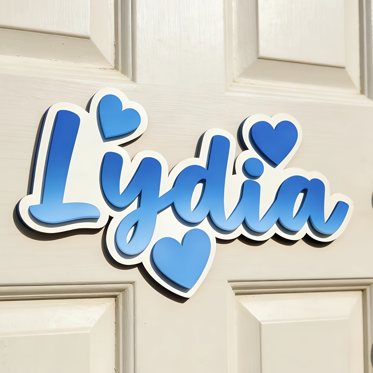 Baby Nursery Name Sign - Letrero Personalizado con Nombre en Forma