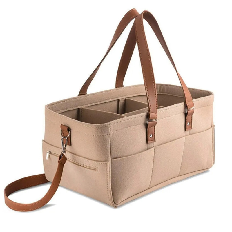 Baby Nursery Basket - Cesta organizadora de almacenamiento de fieltro