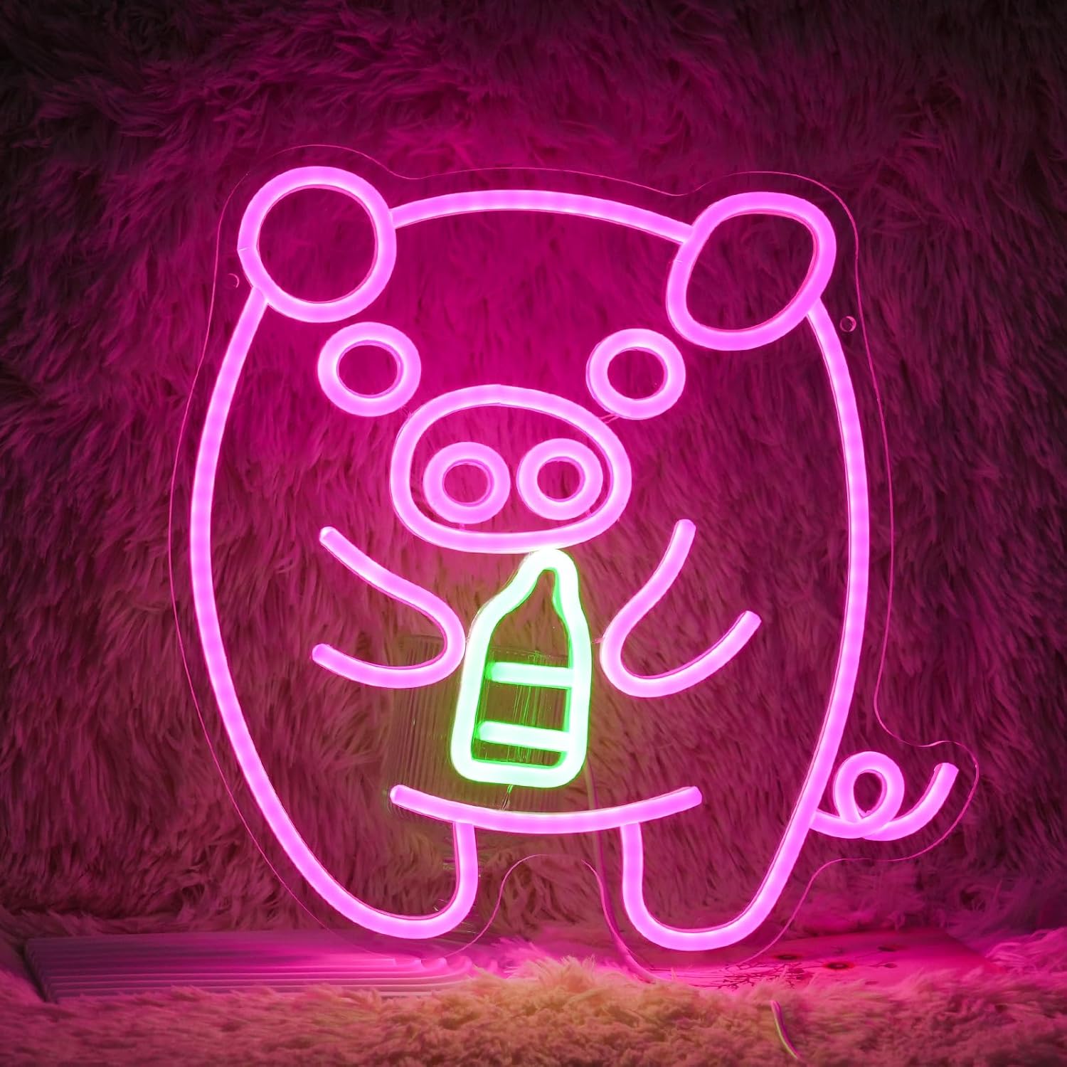 Baby Nursery Wall Lights - Letrero Luminoso LED USB Regulable con