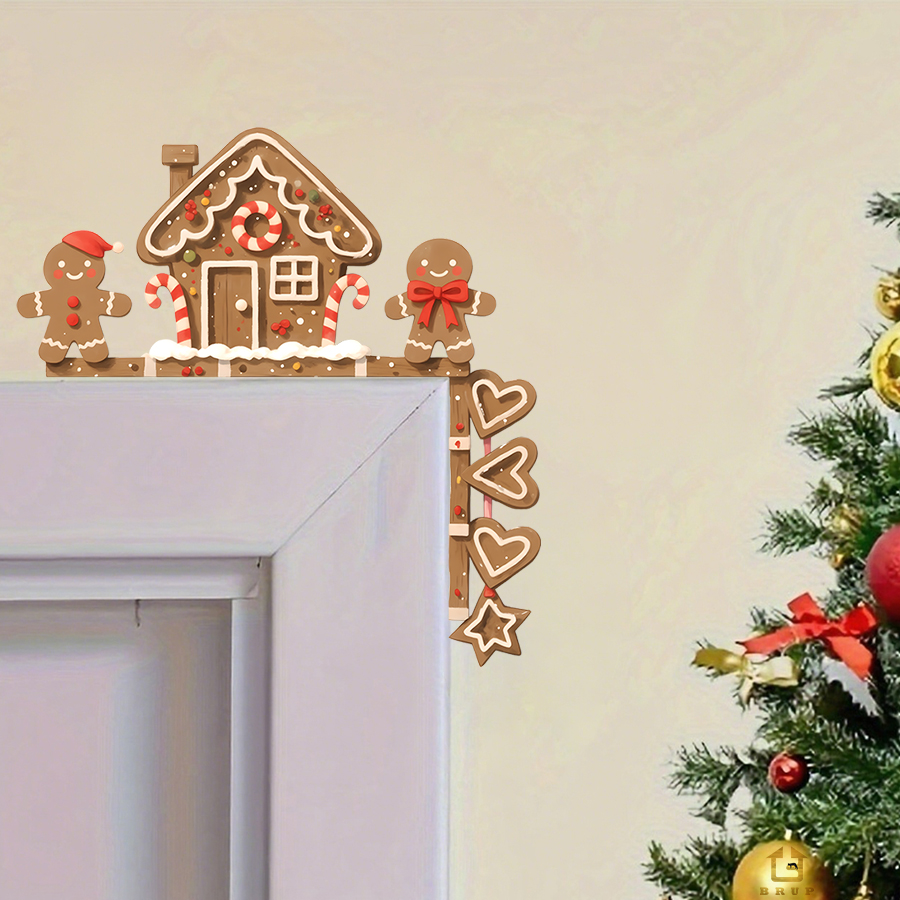 Baby Nursery Decals - Pegatina de pared navideña de casa