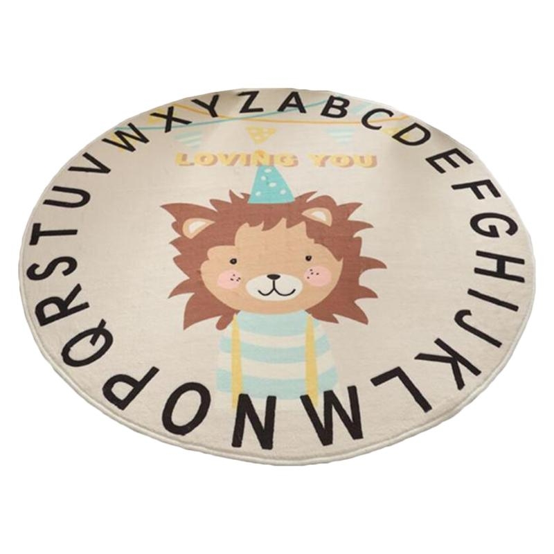 Baby Nursery Animal Prints - Alfombra Y4UD con estampado animales dibujos
