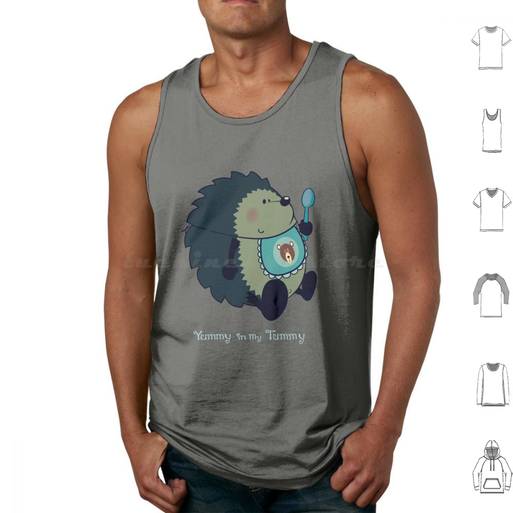 Baby Nursery Animal Prints - Yummy In My Tummy Tank Tops
