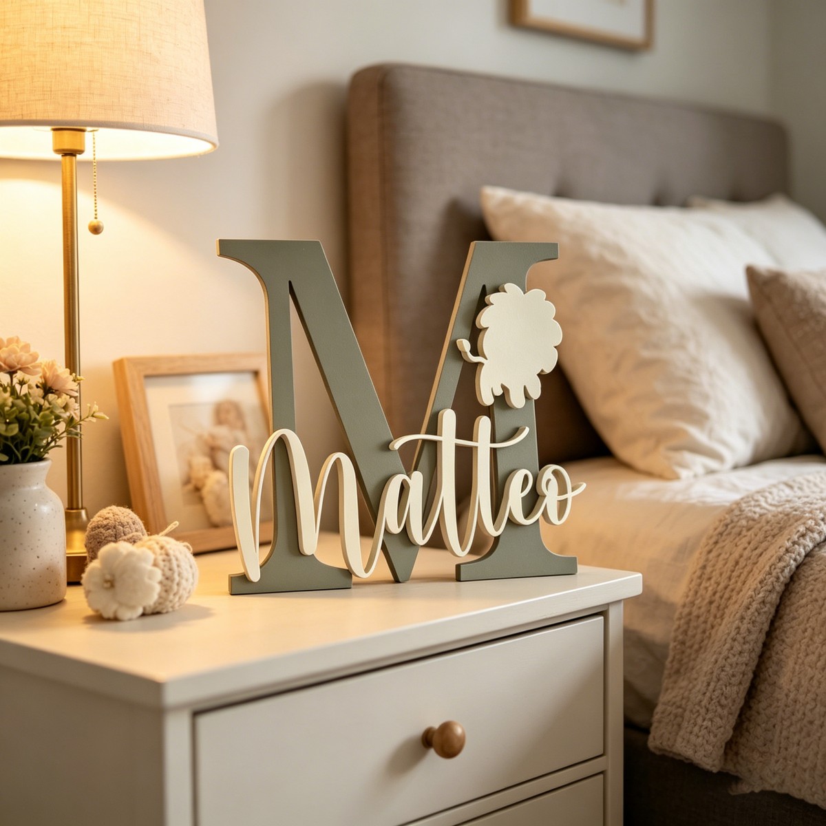 Baby Nursery - 1 Pieza de Placa de Madera