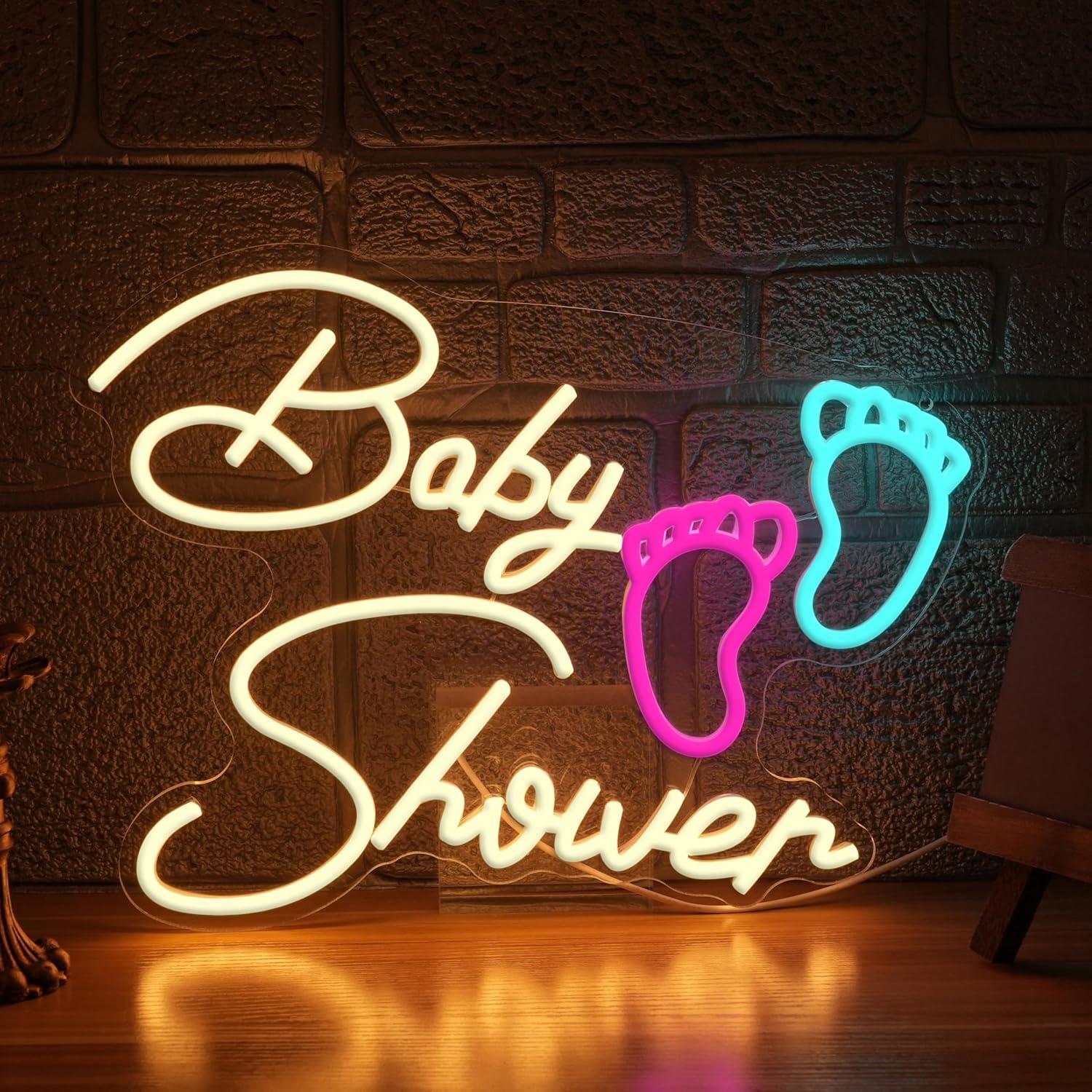 Baby Nursery Wall Lights - Letrero de neón para Baby Shower,