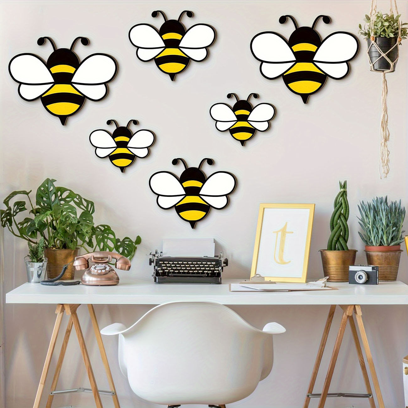 Baby Nursery Decals - 6 pegatinas de pared de madera