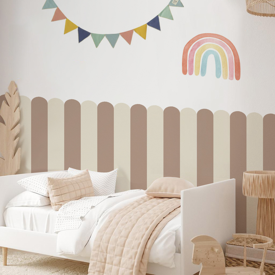 Baby Nursery Decals - Papel tapiz de arco de rayas