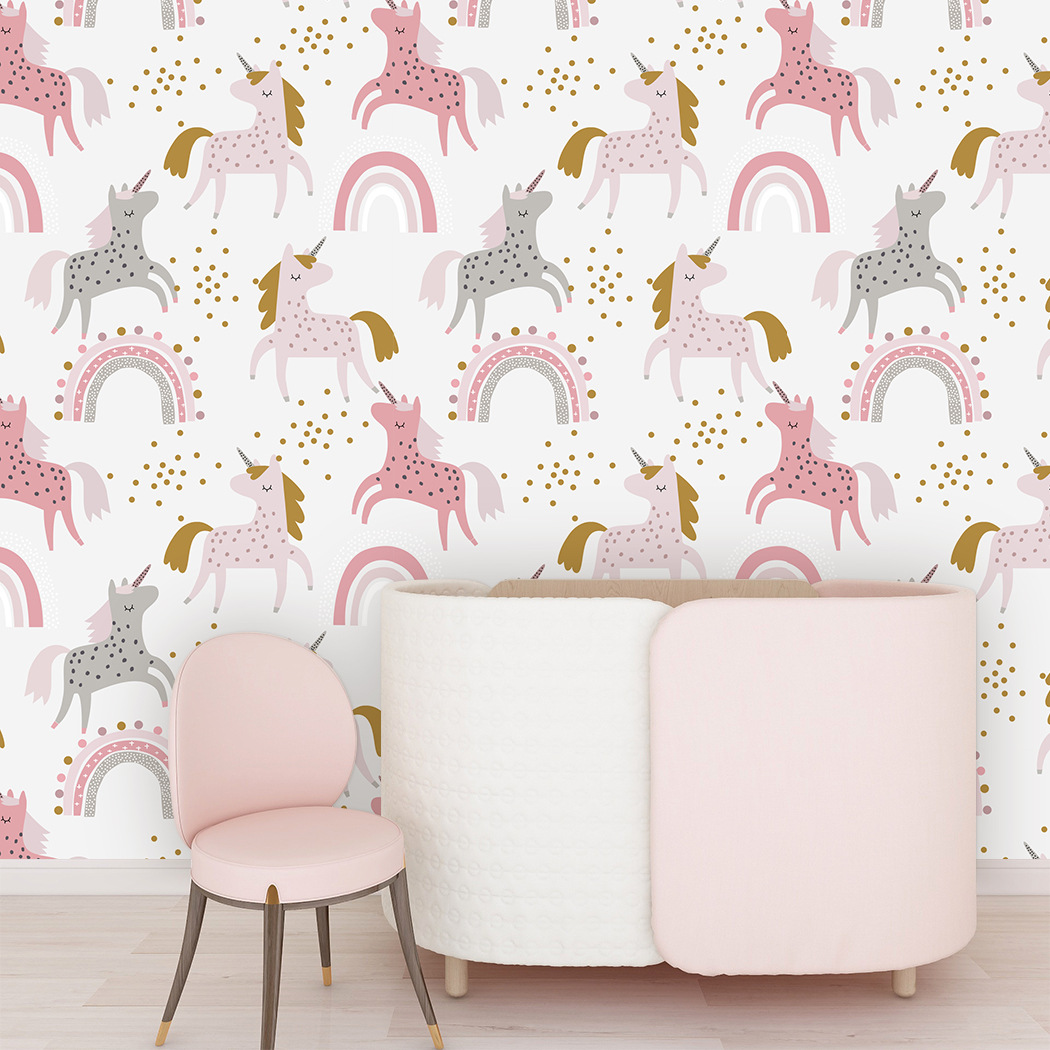 Papel tapiz para guardería, de - Baby Nursery Wallpaper Girl reseña y precio