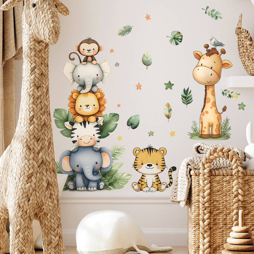 Pegatinas de pared de animales - Baby Nursery Furniture reseña y precio