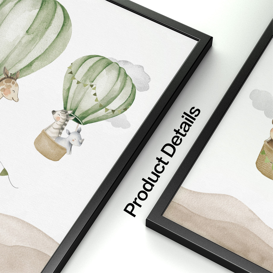 1 pieza sin marco, pósteres de - Baby Nursery Animal Prints reseña y precio