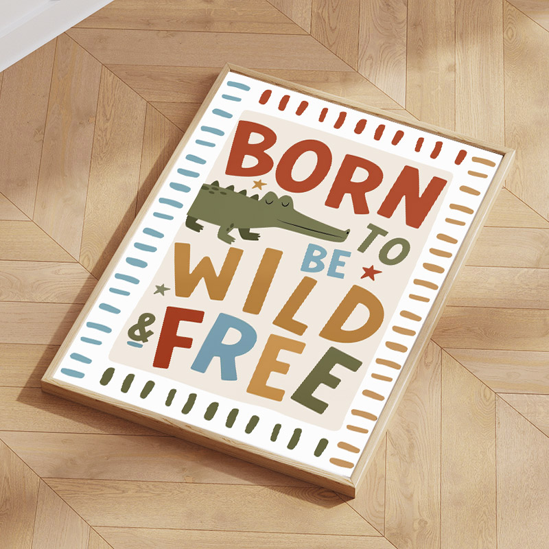 Cuadro de Lienzo con Dibujos A - Baby Nursery Animal Prints reseña y precio