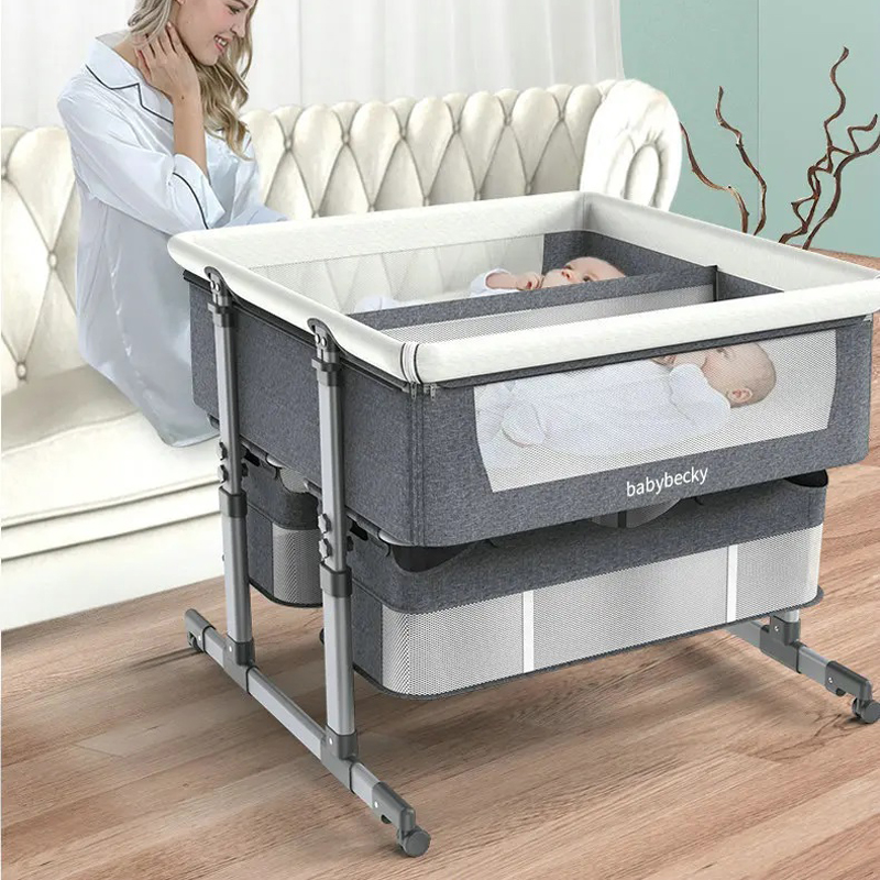 Cuna doble para bebé con divis - Baby Nursery Furniture reseña y precio