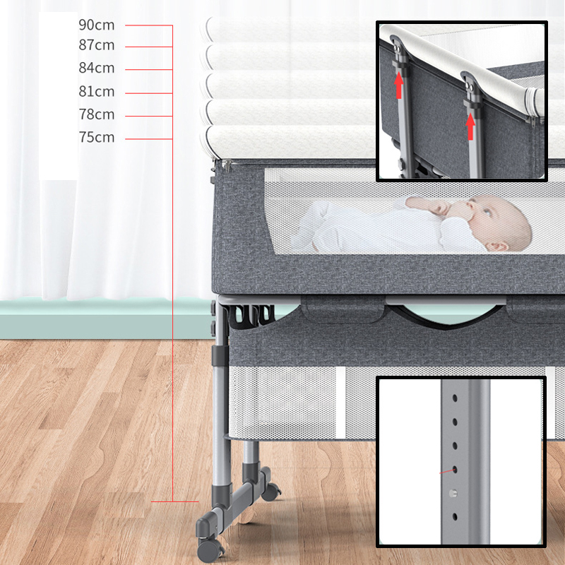 Cuna doble para bebé con divis - Baby Nursery Furniture reseña y precio