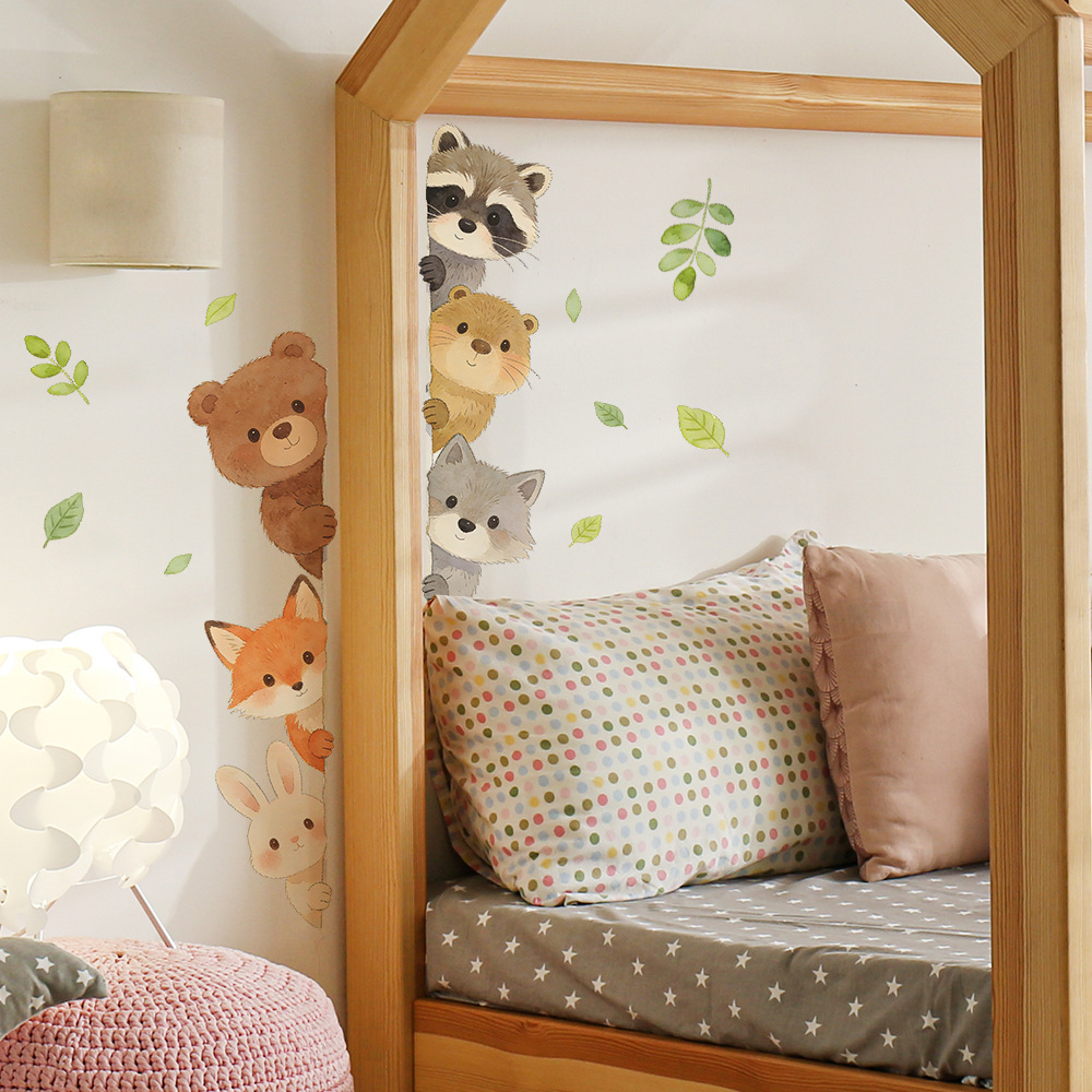 Adhesivos de Pared de Animales - Baby Nursery Wallpaper Girl reseña y precio