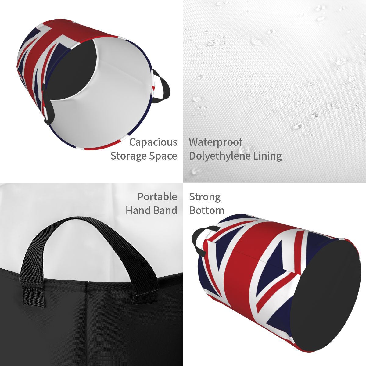 Cesta plegable de la bandera d - Baby Nursery Uk reseña y precio