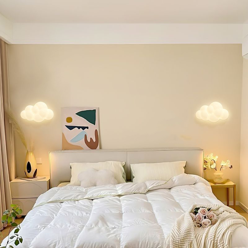 Lámparas de pared de nube blan - Baby Nursery Wall Lights reseña y precio