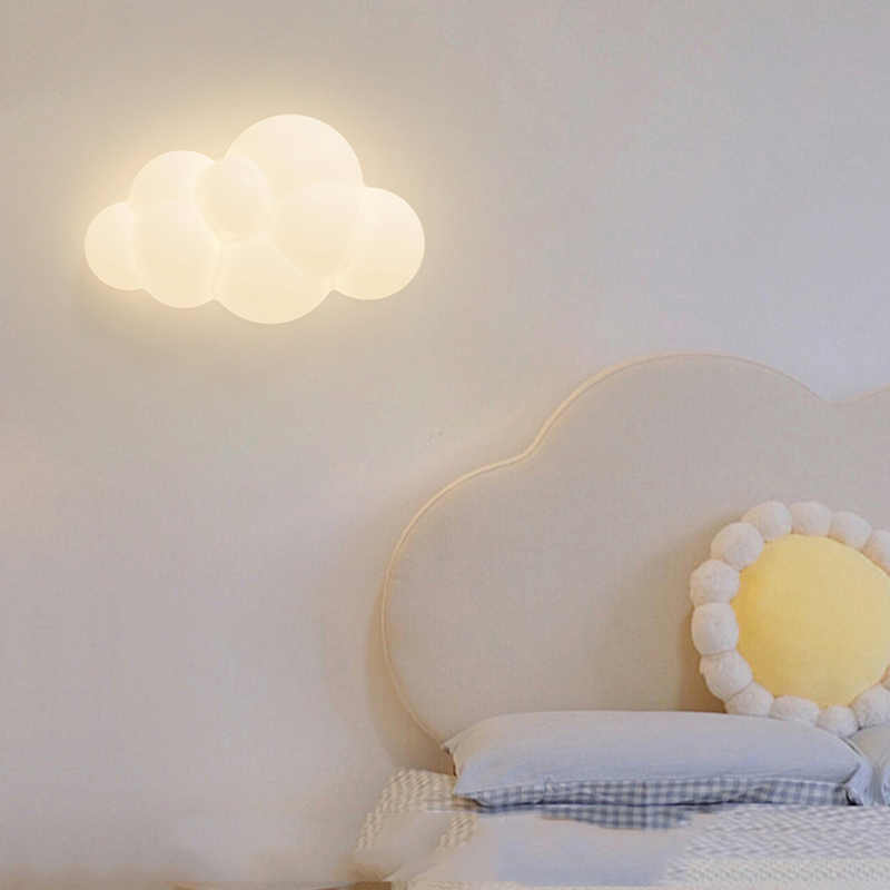 Lámparas de pared de nube blan - Baby Nursery Wall Lights reseña y precio