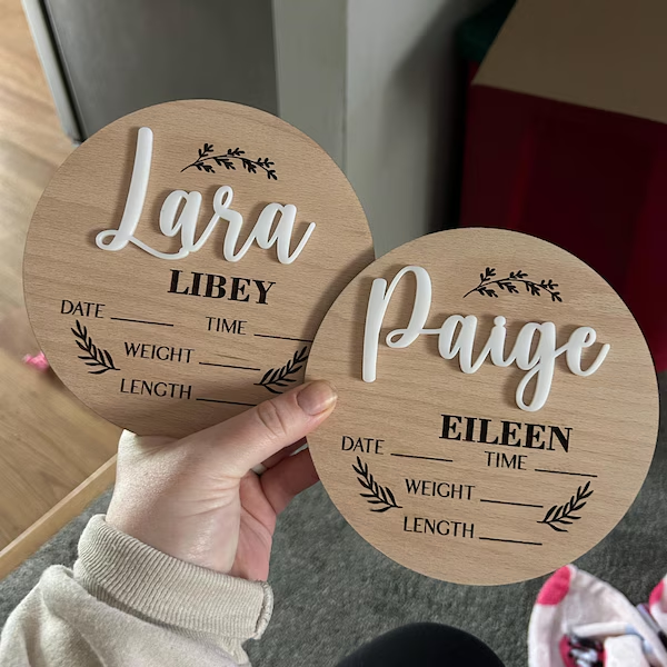 1 Pieza de Letrero Personaliza - Baby Nursery Name Sign reseña y precio