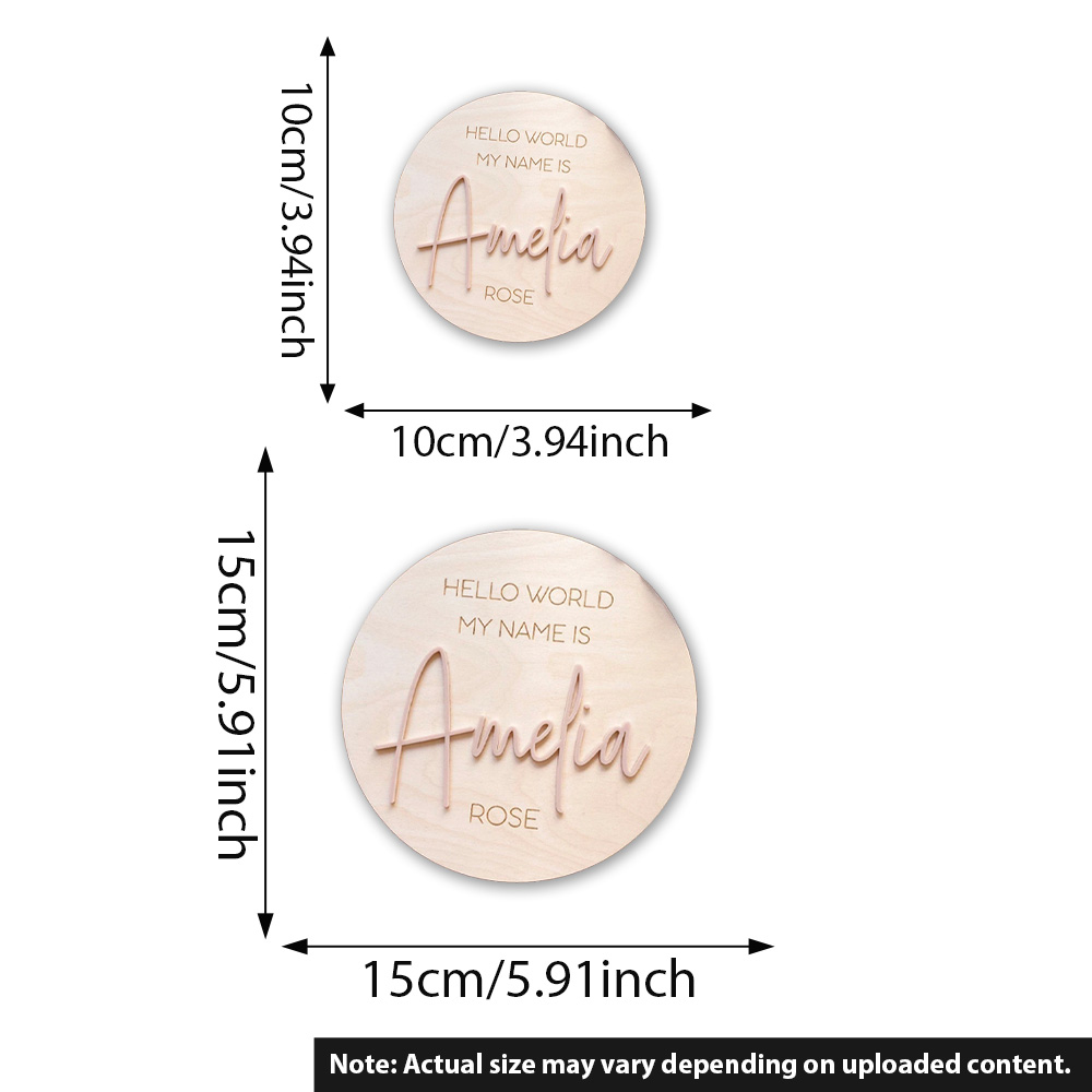 Placa de madera personalizada  - Baby Nursery Name Sign reseña y precio