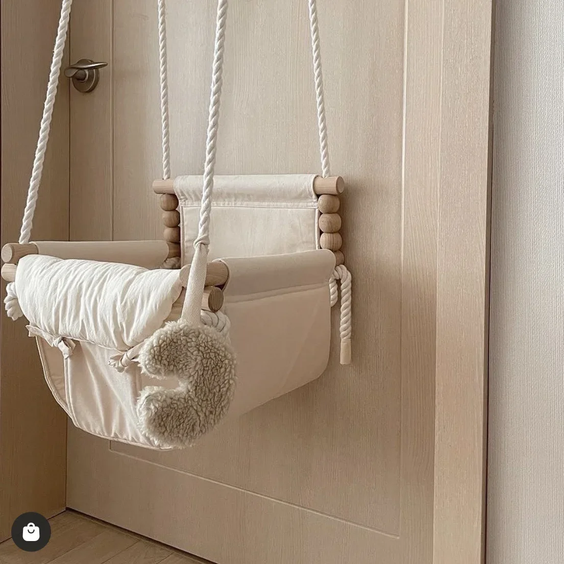 Columpio colgante de interior  - Baby Nursery Basket reseña y precio