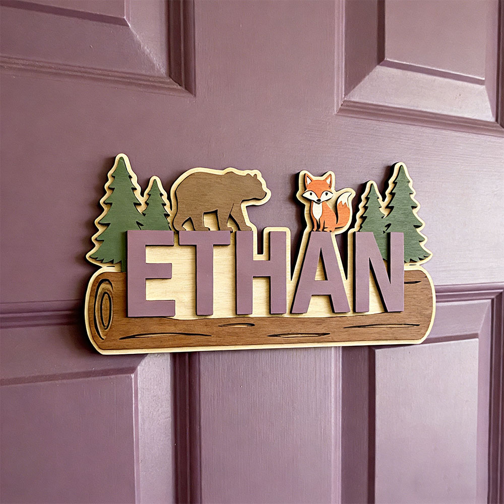 Letrero de Madera Personalizad - Baby Nursery Name Sign reseña y precio