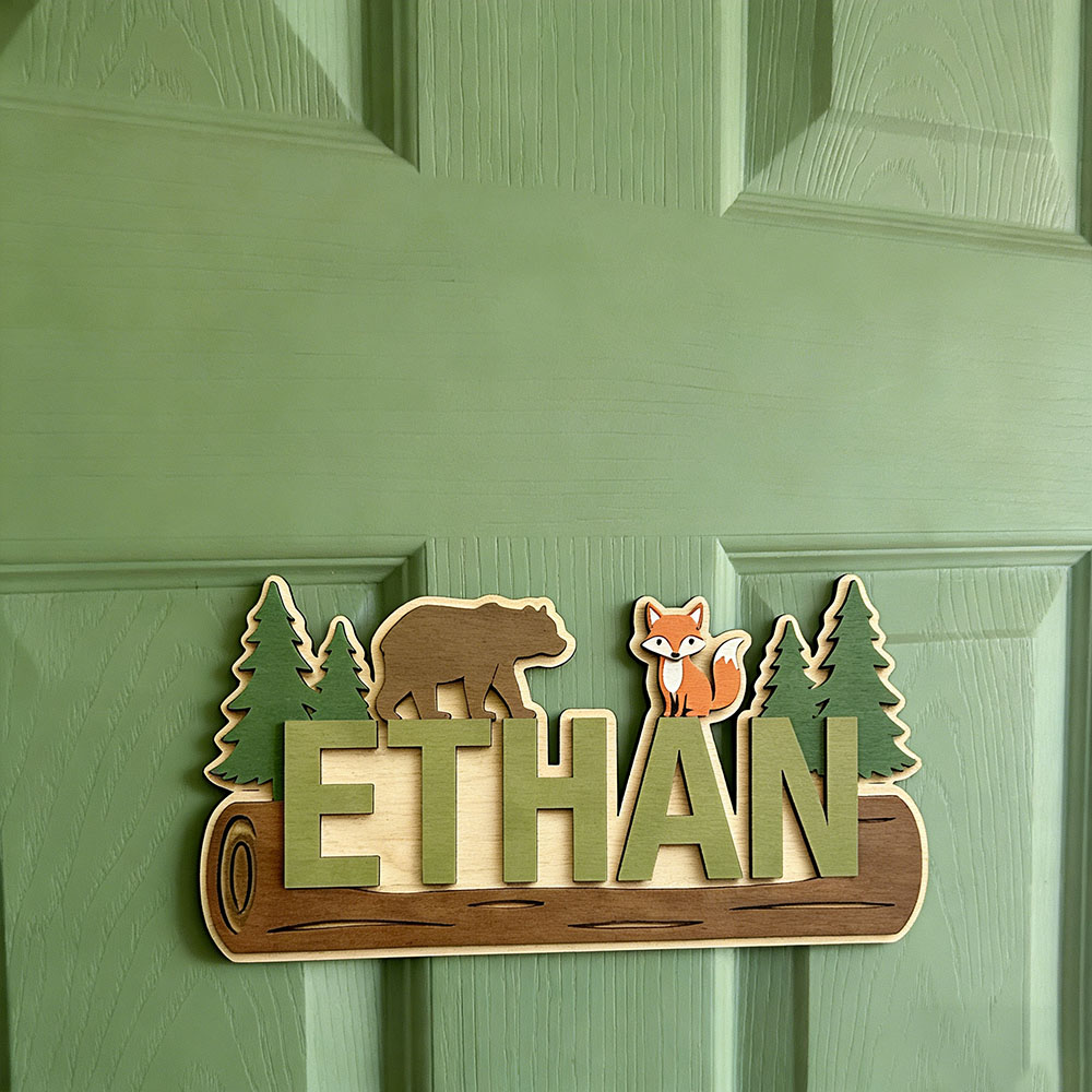 Letrero de Madera Personalizad - Baby Nursery Name Sign reseña y precio