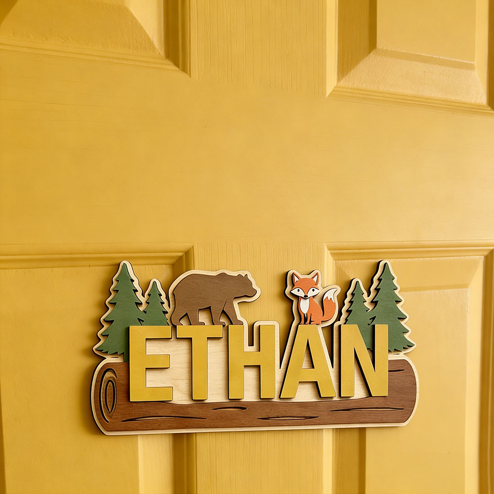 Letrero de Madera Personalizad - Baby Nursery Name Sign reseña y precio