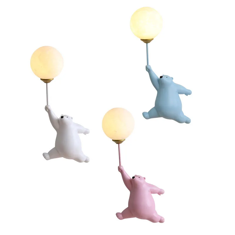 Aplique LED de oso Polar de di - Baby Nursery Wall Lights reseña y precio
