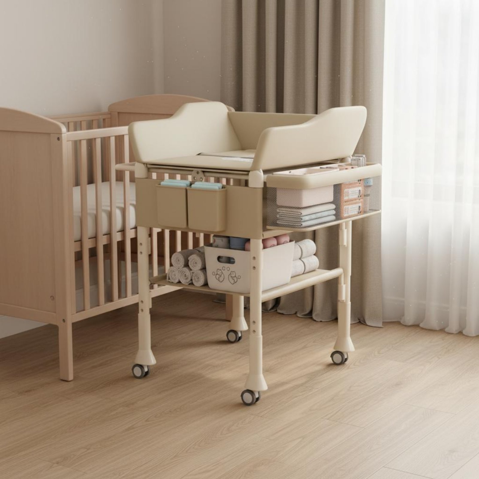 Mesa Cambiador de Bebé 2 en 1  - Baby Nursery Furniture reseña y precio