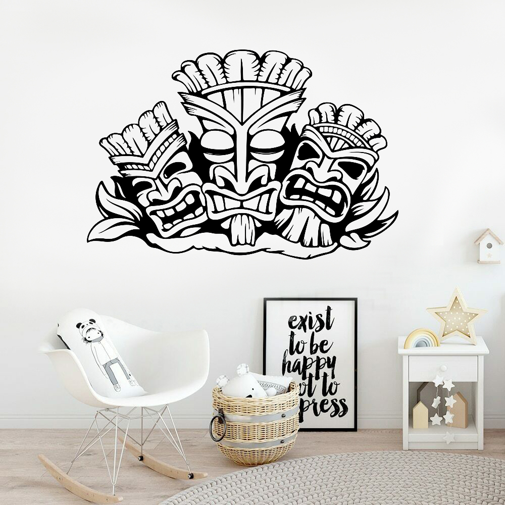 Pegatina de pared de tótem Haw - Baby Nursery Decals reseña y precio