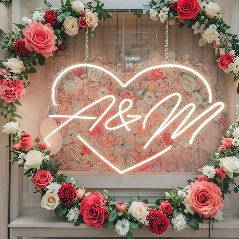 Letrero de neón LED con inicia - Baby Nursery Name Sign reseña y precio