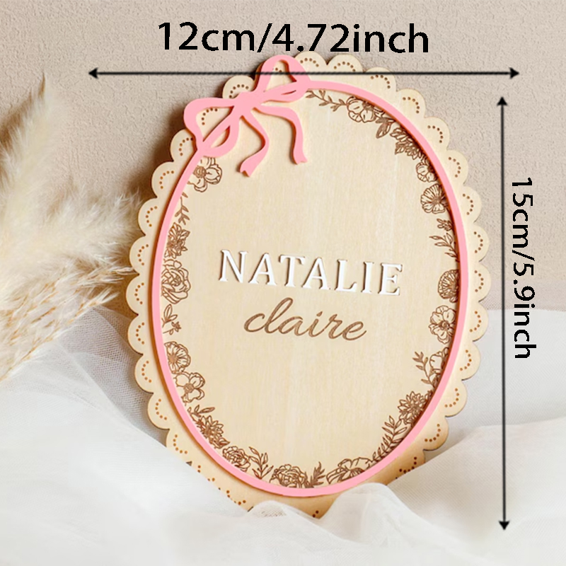 1 pieza de letrero de madera c - Baby Nursery Name Sign reseña y precio
