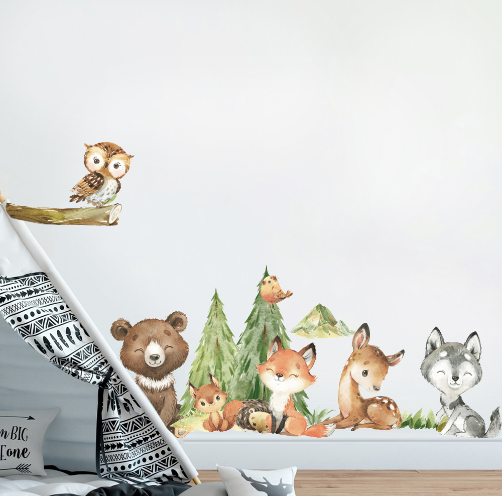 Pegatina de pared de animales  - Baby Nursery Package reseña y precio