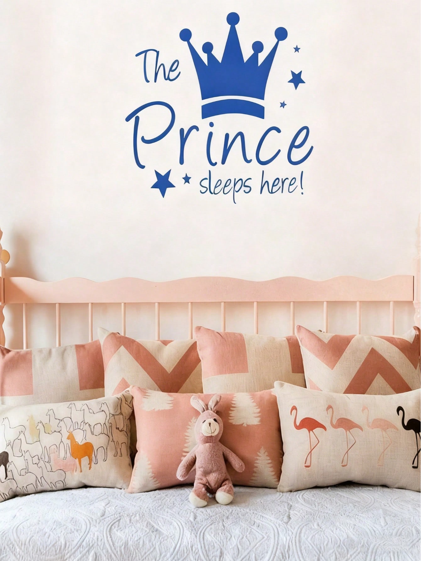 Pegatina de pared de corona de - Baby Nursery Wallpaper Girl reseña y precio