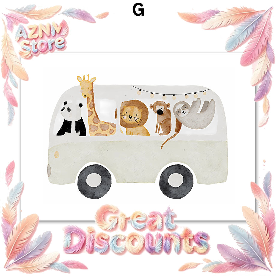 Pósteres y Láminas de Animales - Baby Nursery Animal Prints reseña y precio