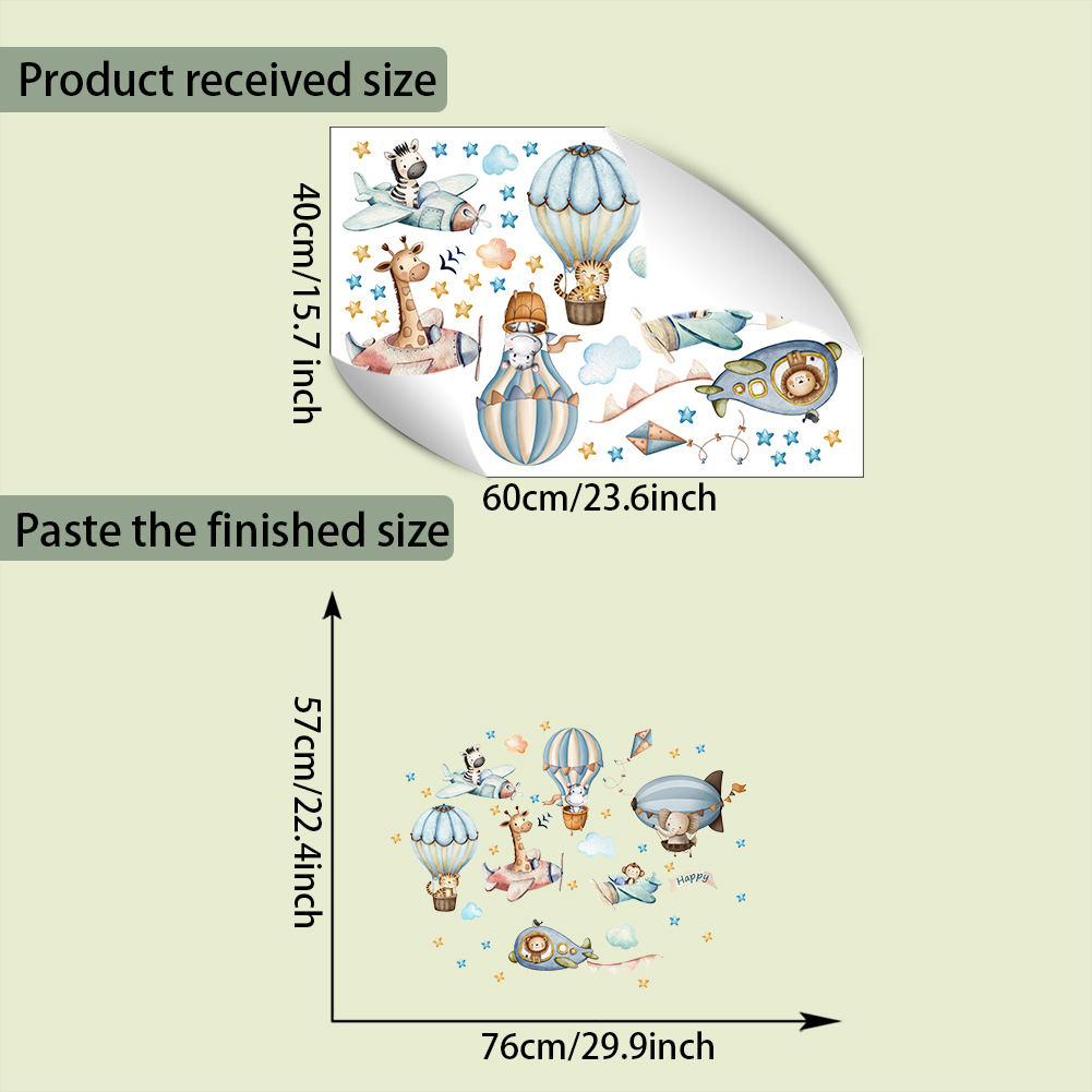 Calcomanías de Pared de Animal - Baby Nursery Package reseña y precio