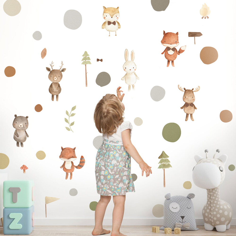 Pegatinas de pared de dibujos  - Baby Nursery Package reseña y precio