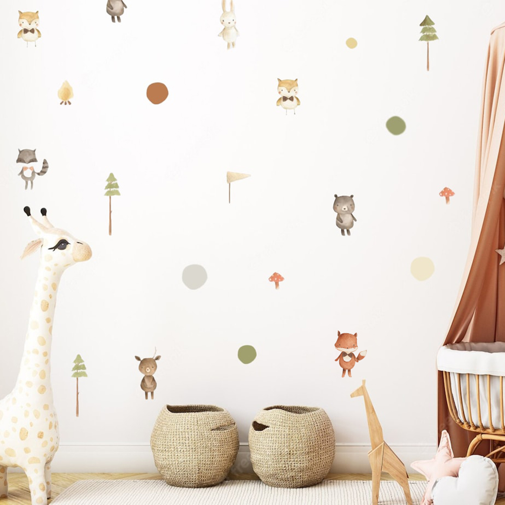 Pegatinas de pared de dibujos  - Baby Nursery Package reseña y precio