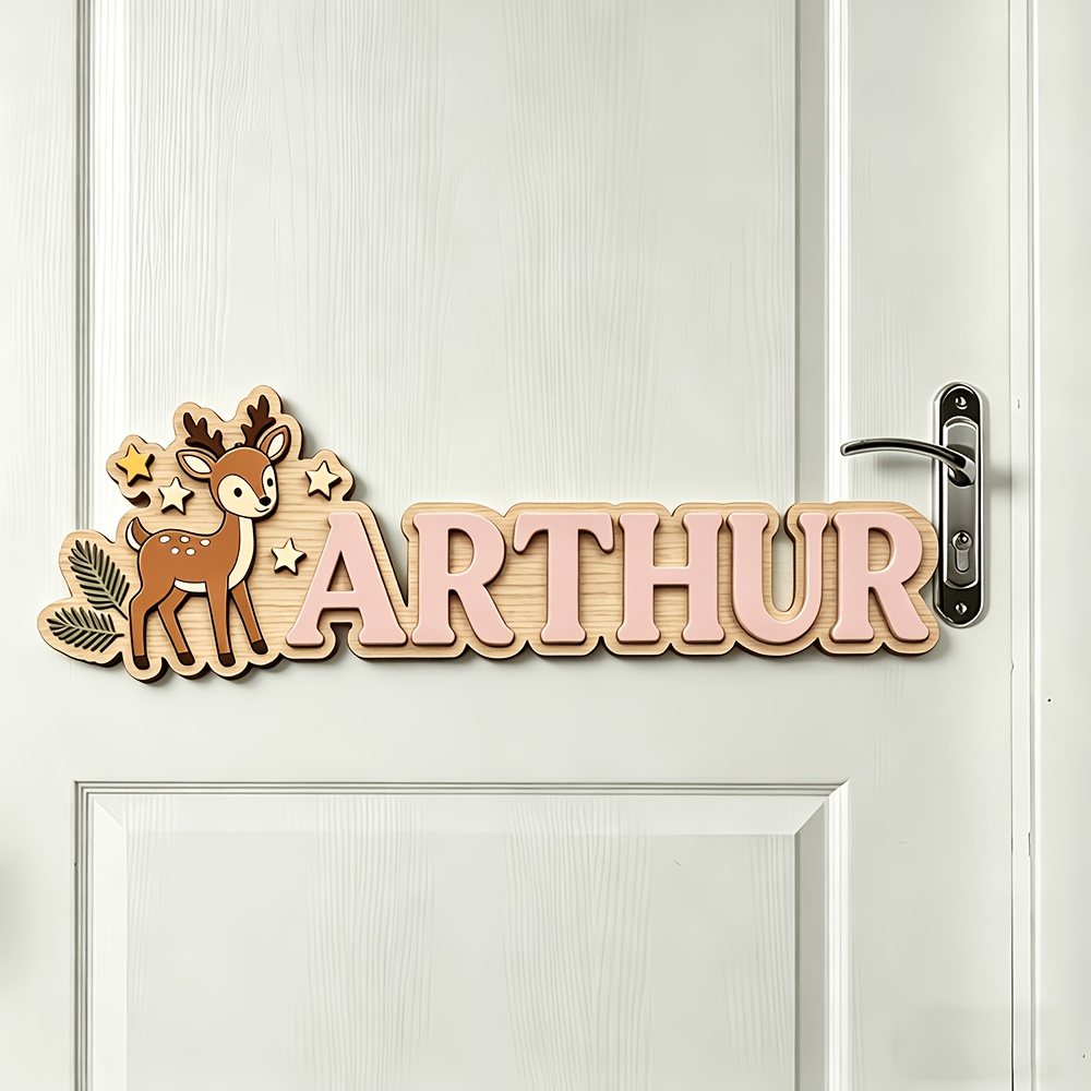 Letrero de Madera Personalizad - Baby Nursery Name Sign reseña y precio