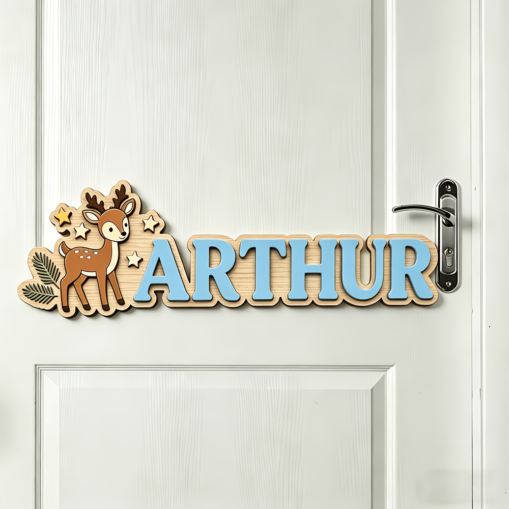 Letrero de Madera Personalizad - Baby Nursery Name Sign reseña y precio