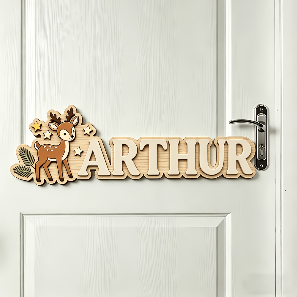 Letrero de Madera Personalizad - Baby Nursery Name Sign reseña y precio