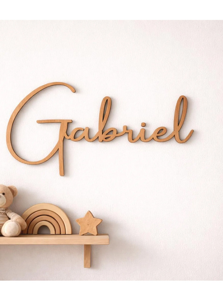 Letrero de Madera Personalizad - Baby Nursery Name Sign reseña y precio