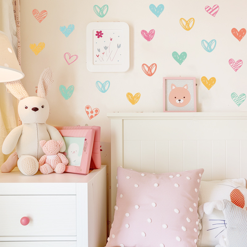 Nuevas pegatinas de pared de c - Baby Nursery Wallpaper Girl reseña y precio