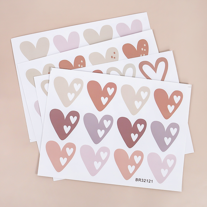 Pegatina de pared de corazones - Baby Nursery Wallpaper Girl reseña y precio