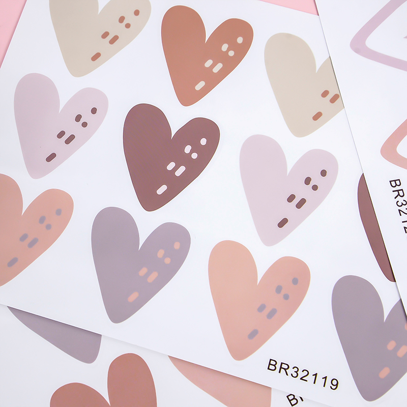 Pegatina de pared de corazones - Baby Nursery Wallpaper Girl reseña y precio