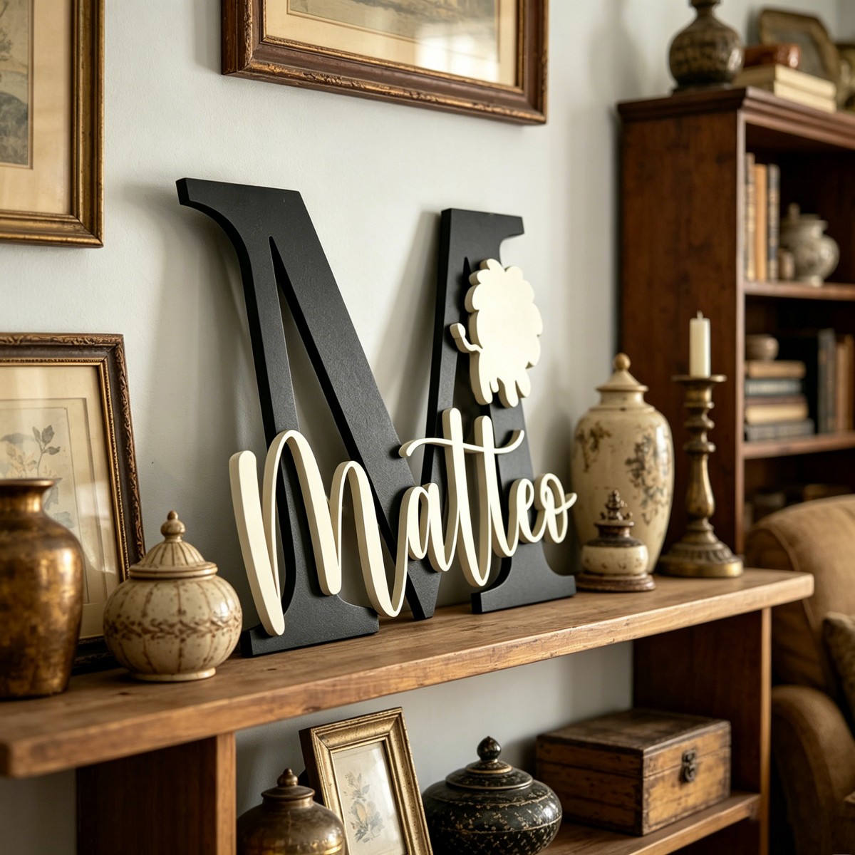 1 Pieza de Placa de Madera Per - Baby Nursery reseña y precio