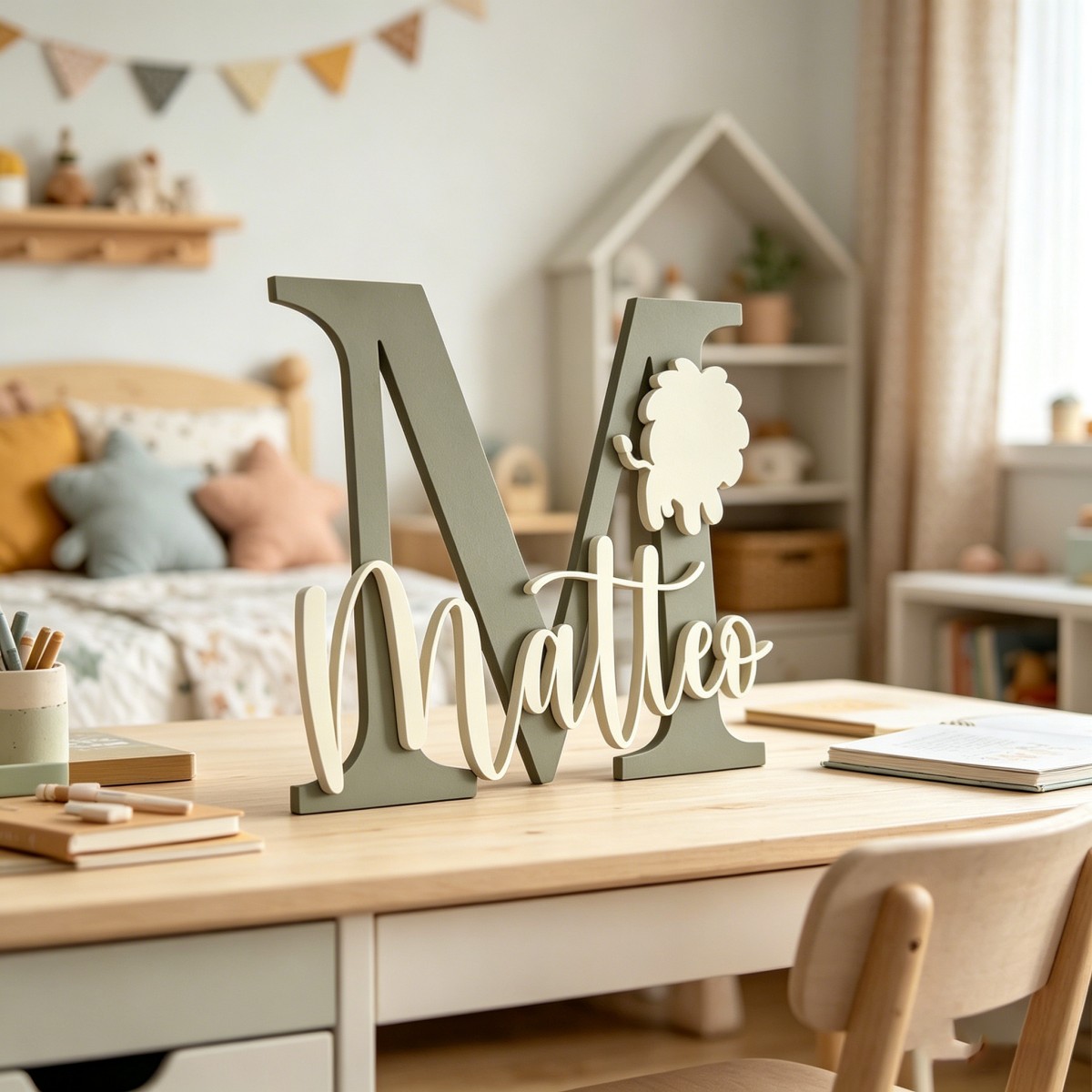1 Pieza de Placa de Madera Per - Baby Nursery reseña y precio