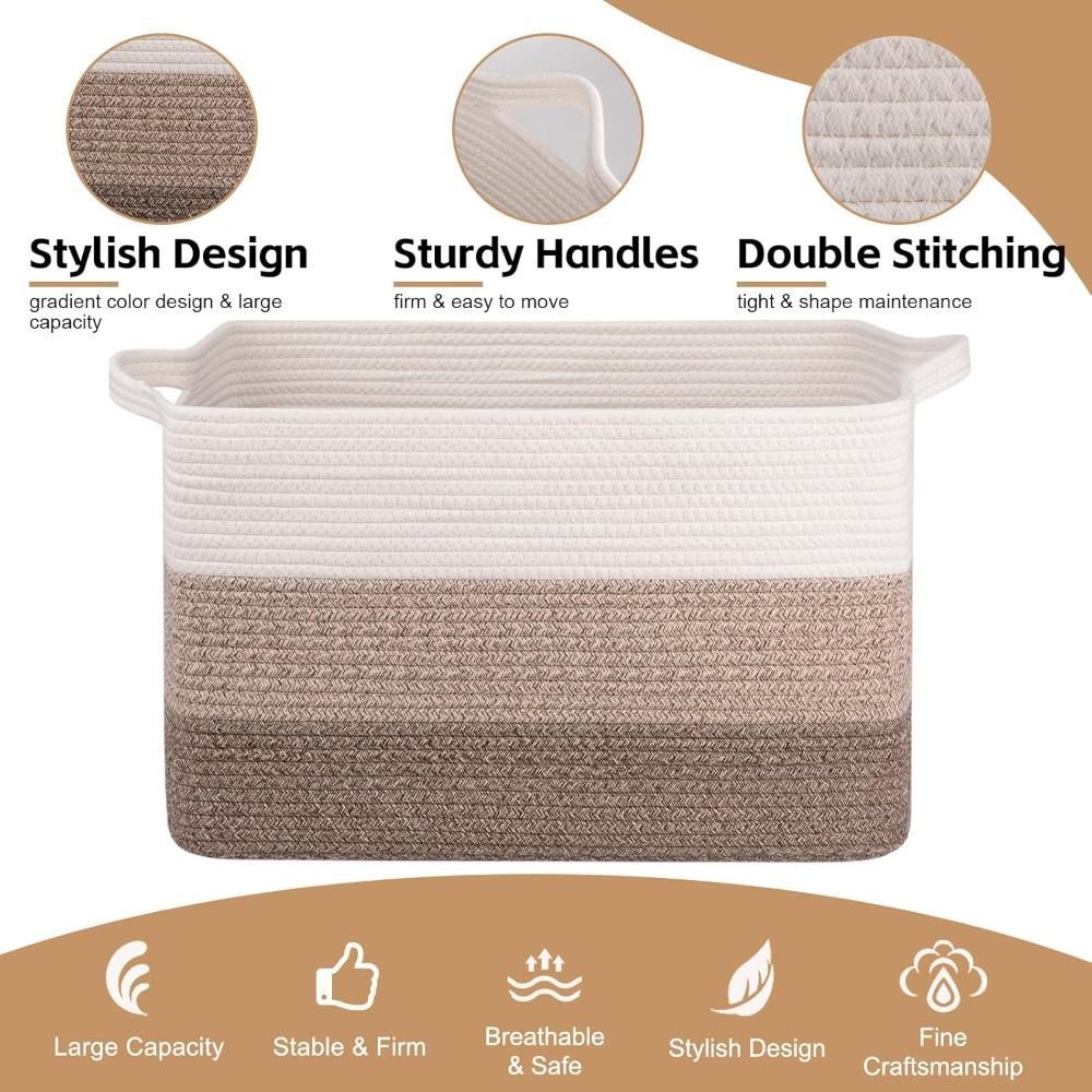 Cesta de Almacenamiento Tejida - Baby Nursery Laundry Basket reseña y precio